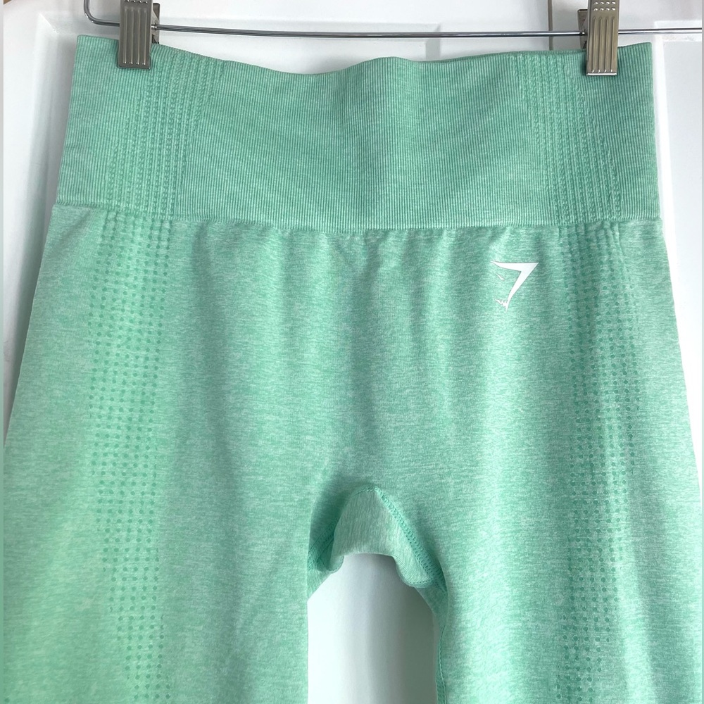 S (M) Gymshark Legging Vital Seamless Mint Seafoam Green Women’s Size S-M